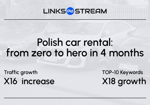 Search Engine Optimization Package Example: Polish Car Rental: From Zero to Hero in 4 Months🚀