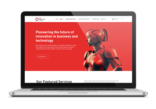 Web Development Package Example: Big Innovation Centre: Digital Hub for Tech Dialog