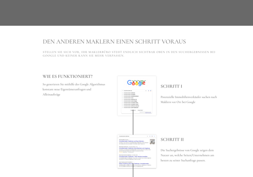 UX/UI Design Package Example: Consultant Forster
