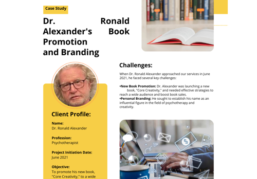 Branding Package Example: Dr. Ronald Alexander's Book Promotion and Branding