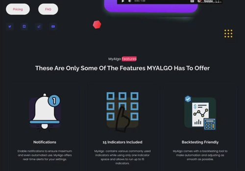 Web Development Package Example: My Algo - eCommerce WordPress Development