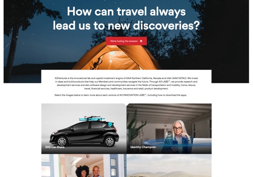 Web Development Package Example: A3Ventures by AAA