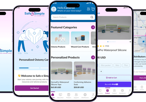 Mobile App Development Package Example: SNS Health | End-to-End iOS & Android App