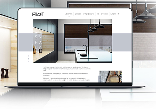 Web Design Package Example: Plicell Curtain