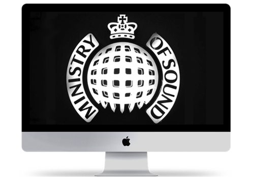 Web Development Package Example: Ministry Of Sound - Music Website