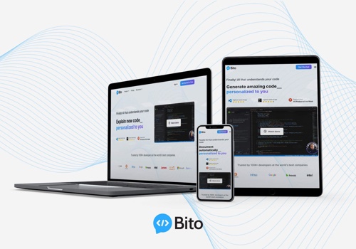 Web Design Package Example: Bito – WordPress Site for AI Dev Tool