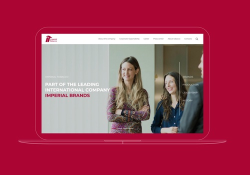 Web Development Package Example: Imperial Tobacco