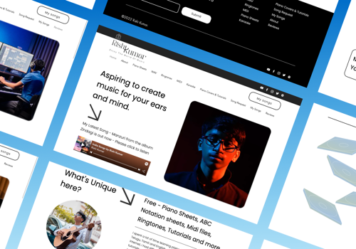 Search Engine Optimization Package Example: Web Revamp for Music Production Company