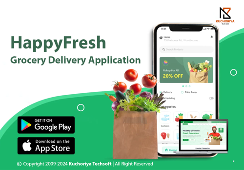 Mobile App Development Package Example: Grocery Delivery Application