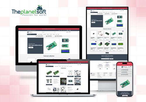 E-Commerce Development Package Example: Silicon TechnoLabs – For Electronic Components
