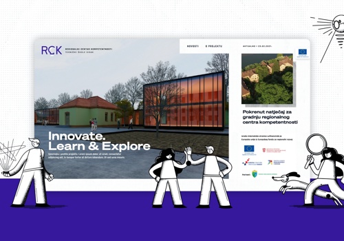 Web Design Package Example: RCK Sisak, Web Design and Development