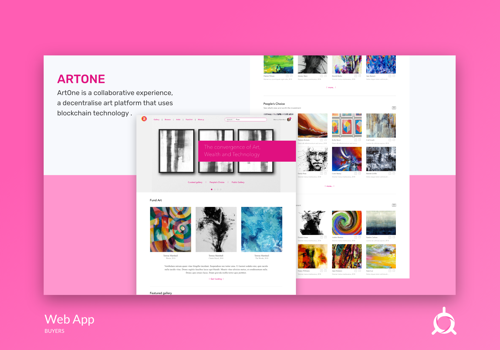 UX/UI Design Package Example: Art funding platform