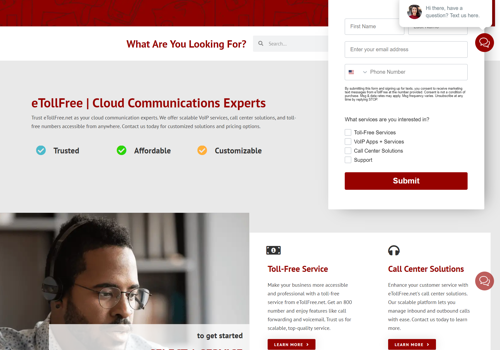 Search Engine Optimization Package Example: SEO Copywriter & Landing page Designer
