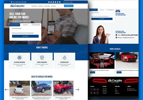 Web Design Package Example: Redesign Site with bakery builder on wordpress