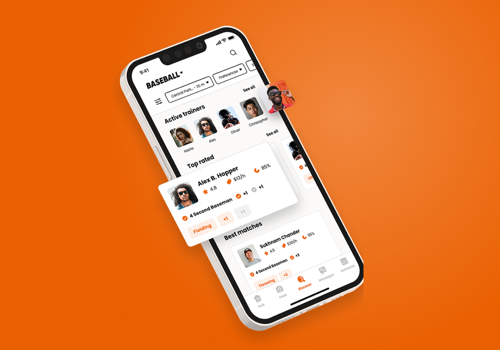 Mobile App Development Package Example: TrainingHub - Mobile application for sports lovers