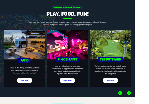 Search Engine Optimization Package Example: TopGolf Thailand