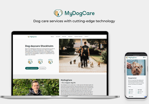 Web Development Package Example: My dog Care