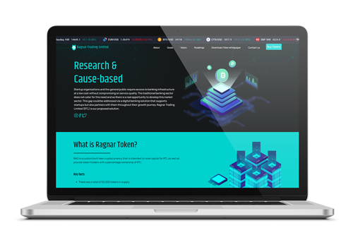 Web Development Package Example: Ragnar Trading: Digital Banking Meets Crypto