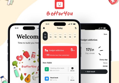 Mobile App Development Package Example: BetterYou - your future mobile assistant