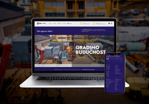 E-Commerce Development Package Example: DŽEBO-Company Website – Equipment for Construction