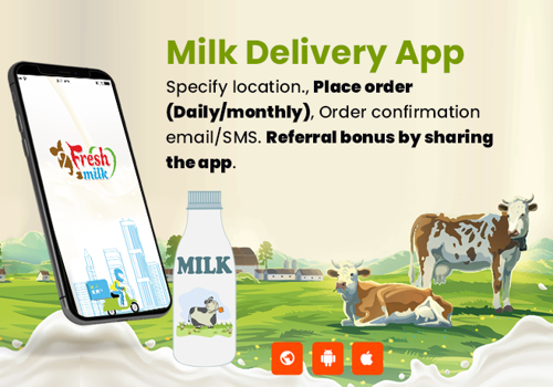 Mobile App Development Package Example: Milk Delivery App