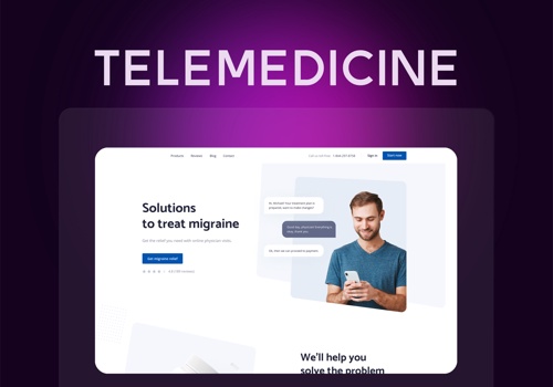 UX/UI Design Package Example: Healthcare Telemedicine app