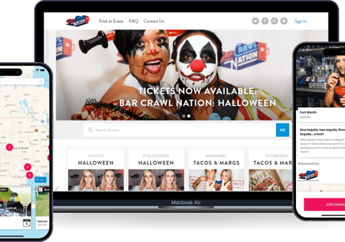 Branding Package Example: BarCrawl Nation