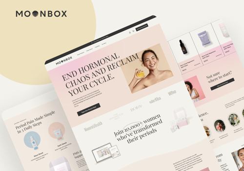 Web Development Package Example: My Moonbox - Shopify Development