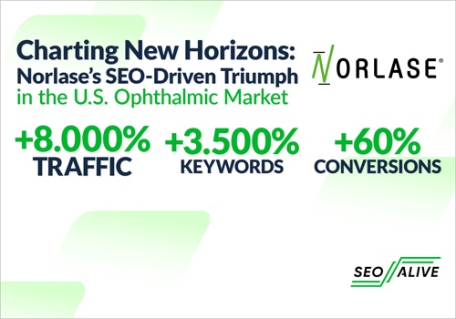Search Engine Optimization Package Example: Charting New Horizons: Norlase’s SEO-Driven Triump