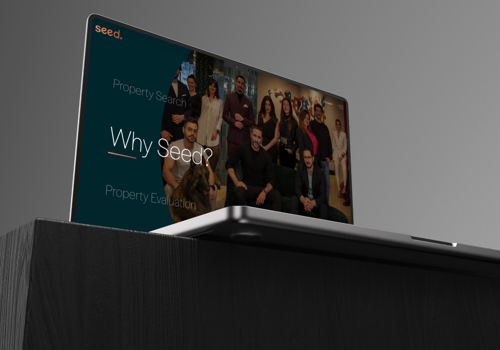 Web Design Package Example: Seed Real Estate / Concept Web Design