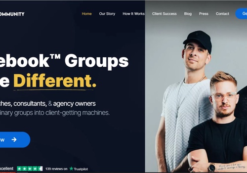 Web Development Package Example: Client and Community Website Development