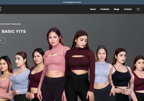 Web Design Package Example: Loee Clothing: Trendy Women's Shopify Store Online
