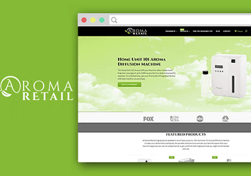 Web Development Package Example: Aroma Retail - Website Development