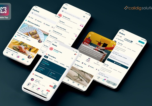 UX/UI Design Package Example: Table Top App - UI/UX design