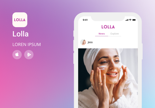 UX/UI Design Package Example: Lolla