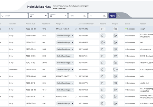 Custom Software Development Package Example: Healthcare Platform for Radiologists
