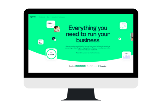 Web Development Package Example: Ageras - Custom web
