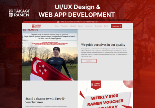 UX/UI Design Package Example: Takagi Ramen