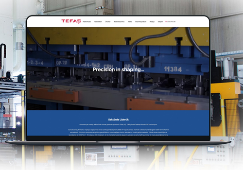 Web Design Package Example: TEFAŞ OTO