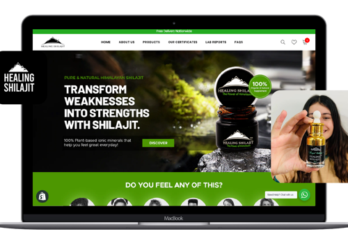 Branding Package Example: Pure &; Natural Himalayan Shilajit