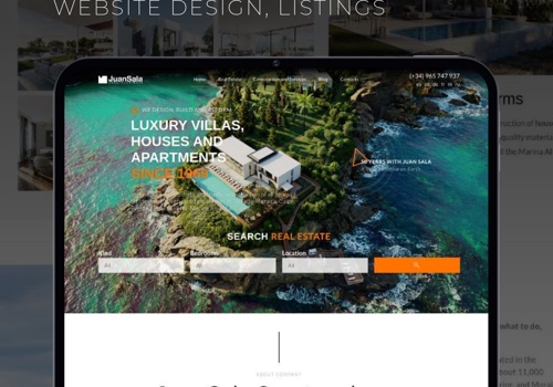 Web Design Package Example: JuanSala Constructions Website