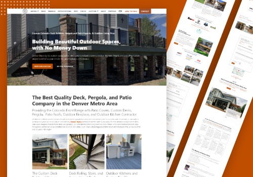 Social Media Marketing Package Example: Denver Decks- Local SEO