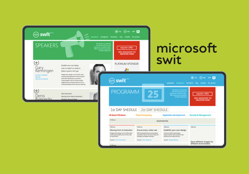 Web Development Package Example: MICROSOFT SWIT