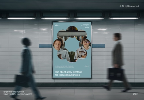 Branding Package Example: Brightr: Tech Storytelling Platform Branding