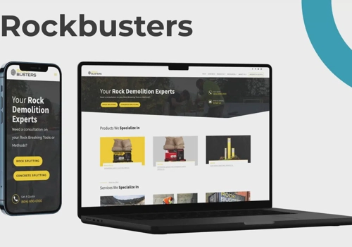 Web Development Package Example: Social Media & SEO for Rockbusters