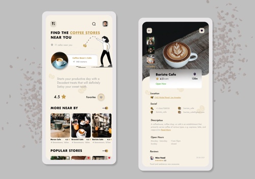 Mobile App Development Package Example: Coffee Store Mobile App Design And Development