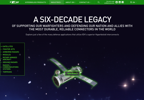 Web Development Package Example: IEH Corporation