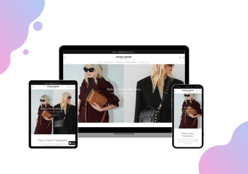 E-Commerce Development Package Example: Luxury products E-commerce Store