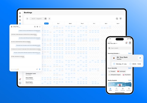Custom Software Development Package Example: MULTI-ROLE HEALTHCARE SERVICE BOOKING SYSTEM