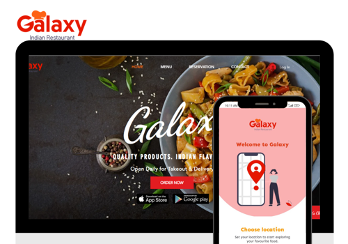 Web Design Package Example: Restaurant
